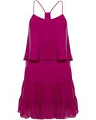 Haute Hippie Ruffled Mini Dress - Lyst