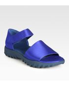 Christopher Kane Sporty Silk and Satin Sandals - Lyst