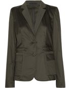 Jil Sander Cottonblend Jacket - Lyst