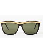 Nasty Gal Gold Bar Shades - Lyst