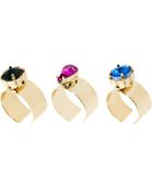 Asos Multipack Jewel Band Rings - Lyst
