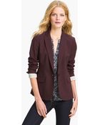 Theory Gabrielle Tailor Wool Blazer - Lyst
