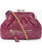 Marc Jacobs Burgundy Little Quilted Stam Bag - Lyst