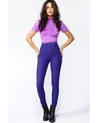 Nasty Gal The Kink Highrise Jean Reign - Lyst