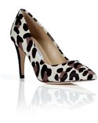 Diane von Furstenberg Snowblackgrey Leopard Anette Pumps - Lyst