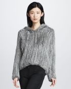 Elizabeth And James Monica Fur Hoodie - Lyst