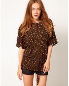 French Connection Winter Diamond Top - Lyst
