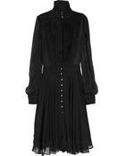 McQ by Alexander McQueen Silk Chiffon Dress - Lyst