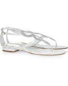 Azzaro Dance Crystal-embellished Satin Sandals - Lyst