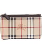 Burberry Haymarket Purse - Lyst