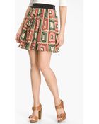 Vince Camuto Print Skirt - Lyst