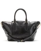 Marc By Marc Jacobs Large Paneled Leather Satchel - Lyst