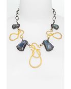 Alexis Bittar Elements Siyabona Encrusted Link Necklace - Lyst