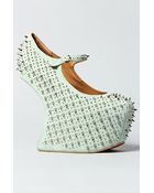 Jeffrey Campbell The Prickly Shoe in Mint Suede - Lyst