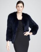 Tasha Tarno Knitted Fox Fur Jacket - Lyst