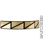 Asos Curve Triangle Metal Plate Detail Waist Belt - Lyst
