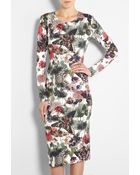 Preen By Thornton Bregazzi Moth Print Elena Jersey Dress - Lyst