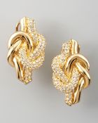 Rachel Zoe Love Knot Post Earrings - Lyst
