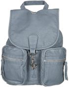 Topshop Large Washed Clip Backpack - Lyst