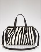DKNY Satchel Calf Hair Work - Lyst