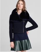 Sachin & Babi Jacket Caitlin with Faux Fur Trim - Lyst