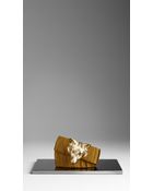 Burberry Fox Detail Silk Belt - Lyst
