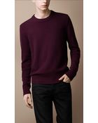 Burberry Brit Cashmere Crew Neck Sweater - Lyst