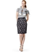 Club Monaco Charlotte Lace Pencil Skirt - Lyst