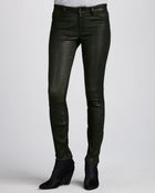 J Brand Forest Leather Super Skinny Pants - Lyst