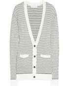 Jonathan Saunders Textured knit Cotton Cardigan - Lyst