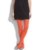 Madewell Ribbed Tights - Lyst