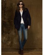Ralph Lauren Wool Pea Coat - Lyst