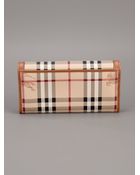 Burberry Check Purse - Lyst