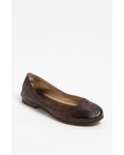 Frye Carson Ballet Flat - Lyst