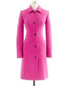 J.Crew Doublecloth Lady Day Coat with Thinsulate - Lyst
