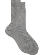 Maria La Rosa Wide Ribbed Midcalf Sock - Lyst