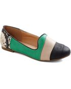 ModCloth Serpent Circumstances Flat - Lyst