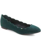 ModCloth Hop Scallop and A Jump Flat - Lyst