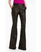 Rachel Zoe Hutton Flare Leg Leather Pants - Lyst
