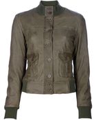 Le Sentier Leather Jacket - Lyst