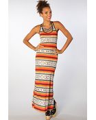 Reverse The Tribal Maxi Dress - Lyst