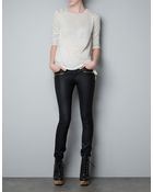 Zara Jumper with Appliqués On Shoulders - Lyst