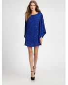 Alice + Olivia Lari Bellsleeve Sequin Dress - Lyst