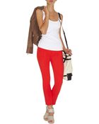 Karen Millen Sporty Zip Tank - Lyst