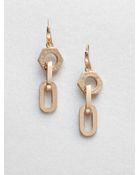 Marc By Marc Jacobs Mini Link Nut Drop Earrings - Lyst