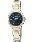 Seiko Women'S Two Tone Stainless Steel Bracelet Sxda34 - Lyst