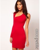 Asos Bodycon Dress with One Sleeve - Lyst