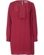 Paul & Joe Sister Bordeaux Crepe Antonela Dress - Lyst