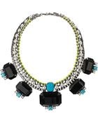 Topshop Premium Neon Thread Necklace - Lyst
