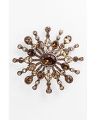 Givenchy Femme Sunburst Brooch - Lyst